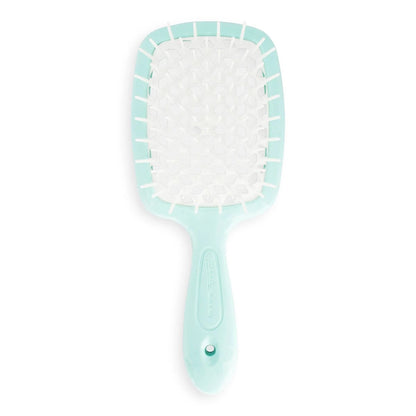 Jäneke Small Superbrush in Turquoise - Gentle Detangling Hair Brush for Fine, Curly, Thick, and Wavy Hair