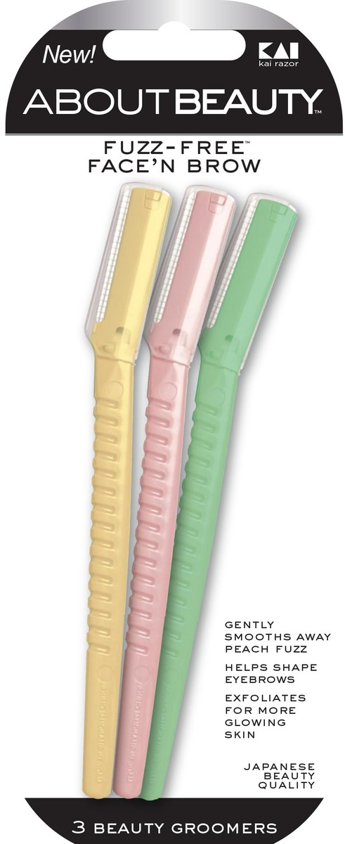 About Beauty Face N Brow - 3 Beauty Groomers for Hair Removal | Facial Razors for Dermaplaning & Brow Shaping - görsel 1