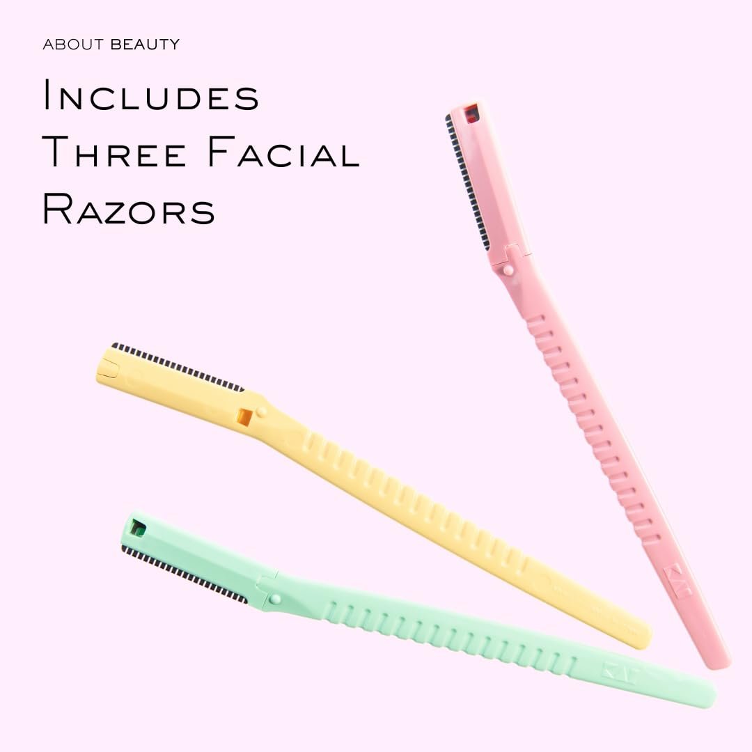 About Beauty Face N Brow - 3 Beauty Groomers for Hair Removal | Facial Razors for Dermaplaning & Brow Shaping - görsel 9