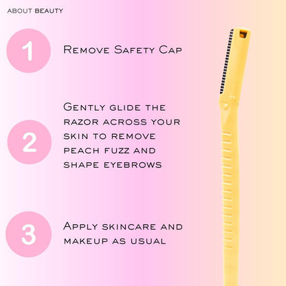 About Beauty Face N Brow - 3 Beauty Groomers for Hair Removal | Facial Razors for Dermaplaning & Brow Shaping