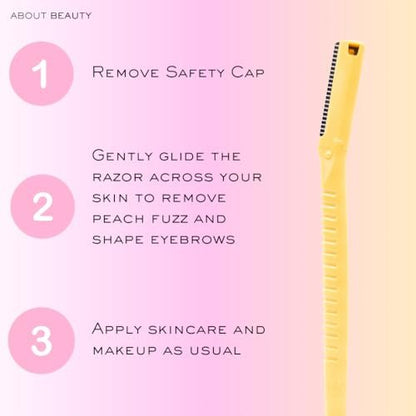 About Beauty Face N Brow - 3 Beauty Groomers for Hair Removal | Facial Razors for Dermaplaning & Brow Shaping