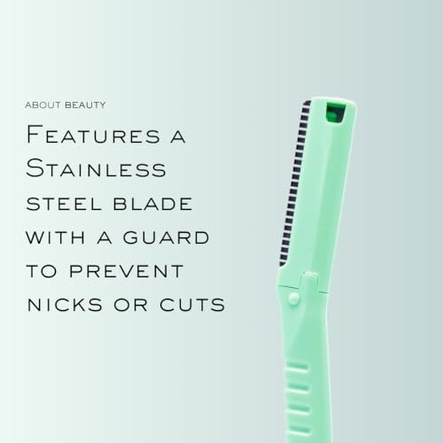 About Beauty Face N Brow - 3 Beauty Groomers for Hair Removal | Facial Razors for Dermaplaning & Brow Shaping - görsel 8
