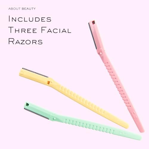 About Beauty Face N Brow - 3 Beauty Groomers for Hair Removal | Facial Razors for Dermaplaning & Brow Shaping - görsel 10