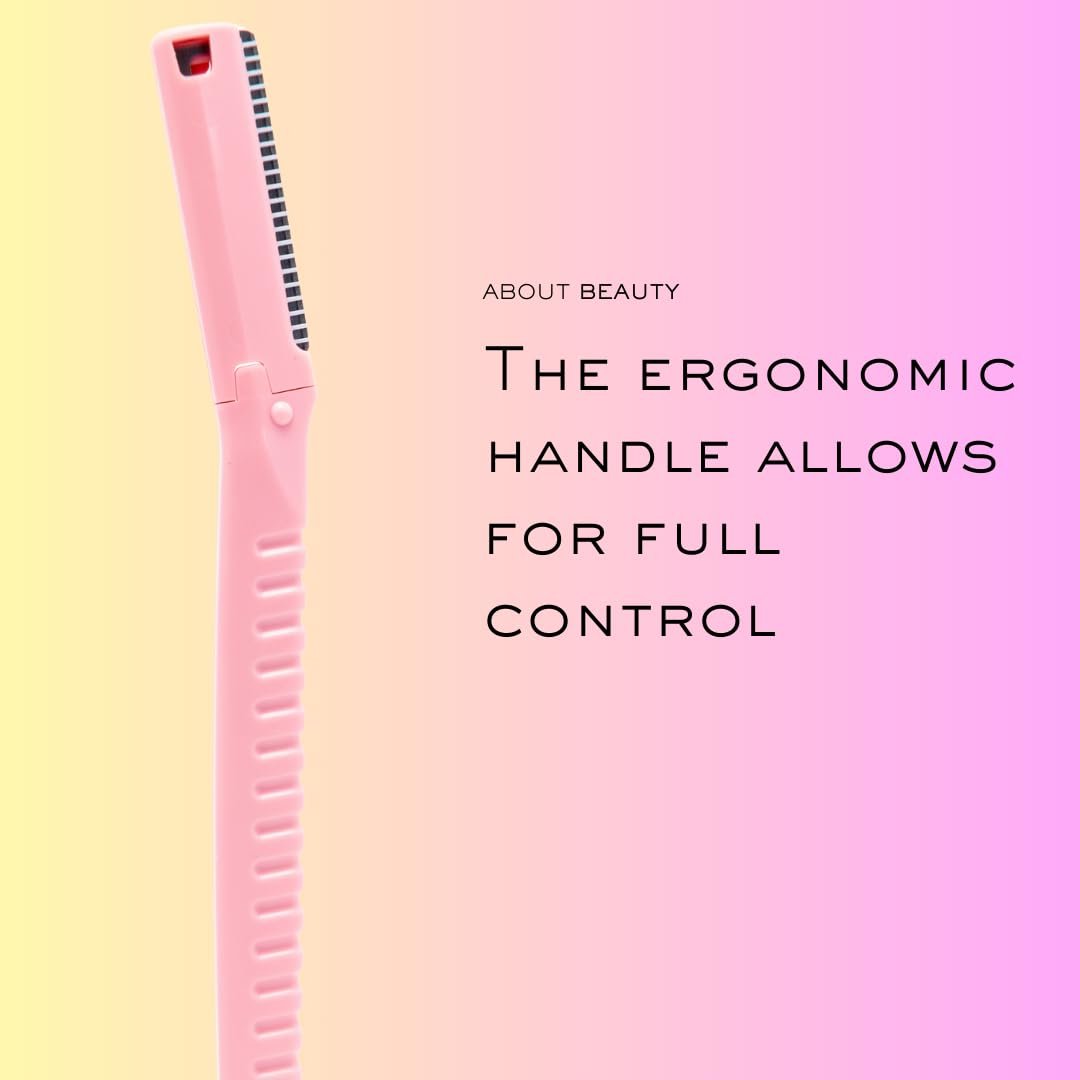 About Beauty Face N Brow - 3 Beauty Groomers for Hair Removal | Facial Razors for Dermaplaning & Brow Shaping - görsel 5