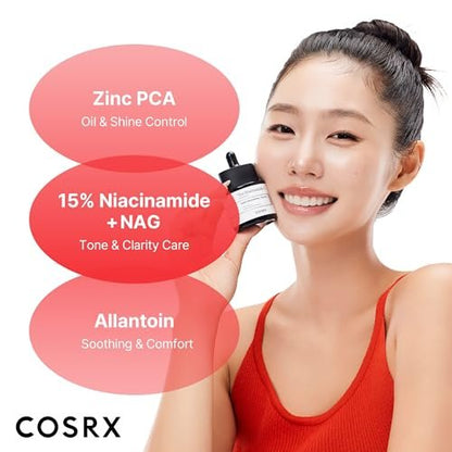 COSRX 15% Niacinamide Face Serum - Pore Minimizer & Even Skin Tone - 0.67 fl oz Korean Skincare Avelisse