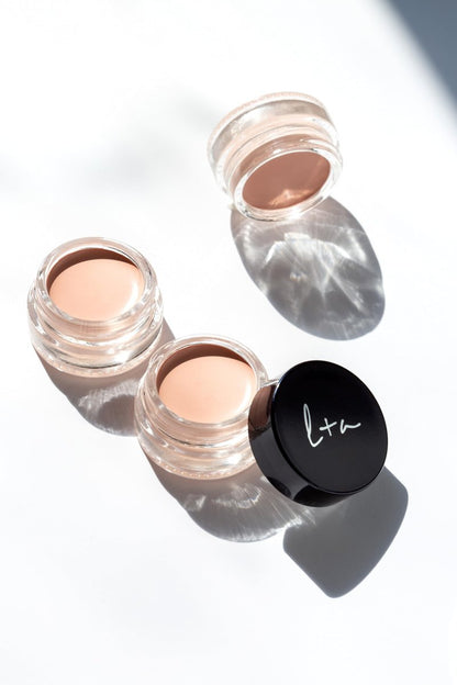 Lune+Aster Undereye Corrector - Peachy Pink Creamy Balm for Dark Circles, Brighten & Hydrate with Hyaluronic Acid, Vitamins C+E - 1 oz Avelisse