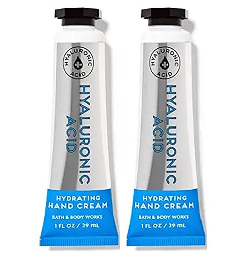 Bath & Body Works Hyaluronic Acid Hydrating Hand and Body Cream 1 Fl Oz (Pack of 2) Avelisse