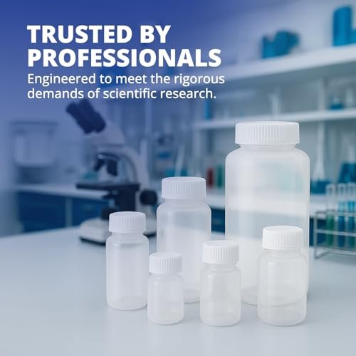 United Scientific 3 oz Travel Bottles for Toiletries - Leak Proof TSA Approved Containers, Pack of 6 - Clear HDPE Screw Top Bottles - görsel 10