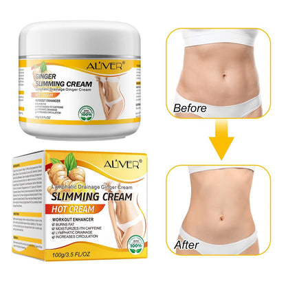 VOGSIG Anti Cellulite Slimming Gel - Hot Cream with Ginger for Fat Burning, Weight Loss, Body Tightening & Relaxation (3.5 Fl Oz)