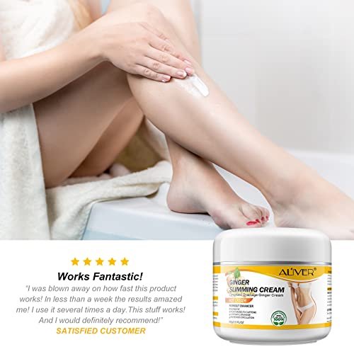 VOGSIG Anti Cellulite Slimming Gel - Hot Cream with Ginger for Fat Burning, Weight Loss, Body Tightening & Relaxation (3.5 Fl Oz) - görsel 16