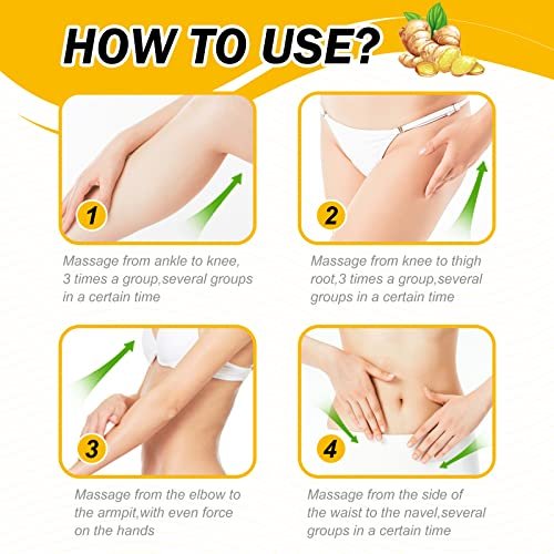 VOGSIG Anti Cellulite Slimming Gel - Hot Cream with Ginger for Fat Burning, Weight Loss, Body Tightening & Relaxation (3.5 Fl Oz) - görsel 10
