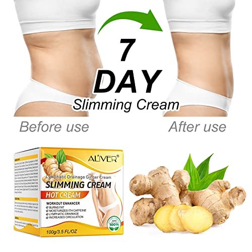 VOGSIG Anti Cellulite Slimming Gel - Hot Cream with Ginger for Fat Burning, Weight Loss, Body Tightening & Relaxation (3.5 Fl Oz) - görsel 8