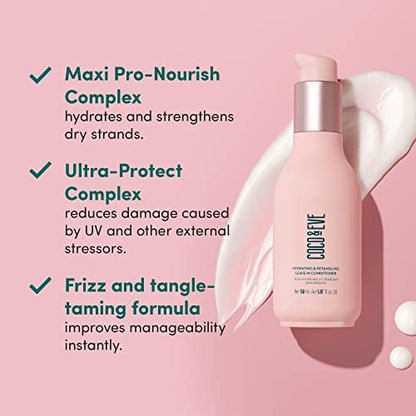 Coco & Eve Hydrating & Detangling Leave-In Conditioner - Coconut, Avocado Oil, Vitamin A & E - Nourish, De-frizz, Detangle, Minimise Breakage & Split Ends - 5.07 fl oz Avelisse