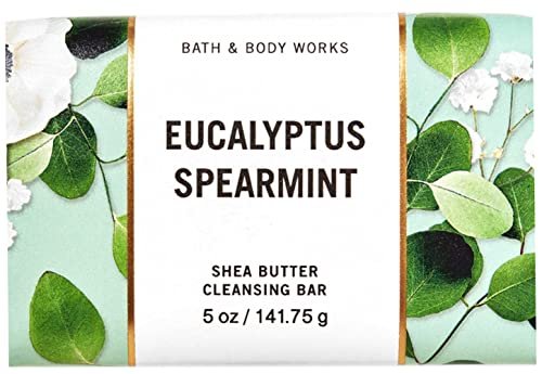 Bath & Body Works Eucalyptus Spearmint Bar Soap 2-Pack (5 oz Each) - Moisturizing, Aromatherapy Hand & Body Soap Avelisse