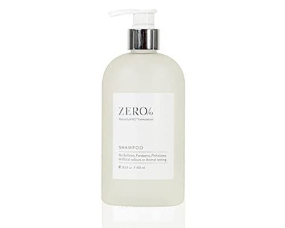 Gilchrist & Soames Zero% Unisex Shampoo – Natural, Sulfate Free, Paraben Free, Cruelty Free Formula for All Hair Types, Gentle Hair & Scalp Cleansing with Fresh Botanical Scent, 15.5 oz Avelisse