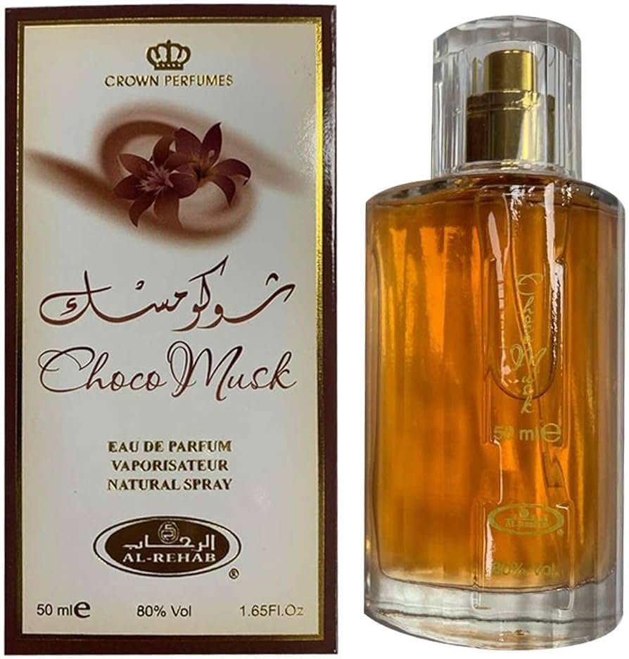 Al-Rehab Choco Musk Eau De Parfum 50ml | Chocolate & Musk Fragrance for Men and Women - görsel 1