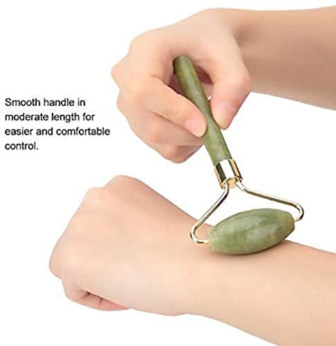 Fuvooi Jade Roller & Gua Sha Set 5 in 1 Facial Massager Tools for Face Sculpting & Skin Care - görsel 12