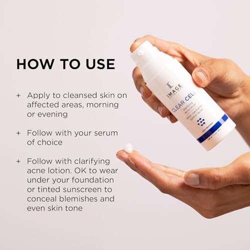 IMAGE Skincare CLEAR CELL Clarifying Acne Lotion Treatment with Benzoyl Peroxide - Treats and Prevents Acne Blemishes, 1.7 oz Avelisse