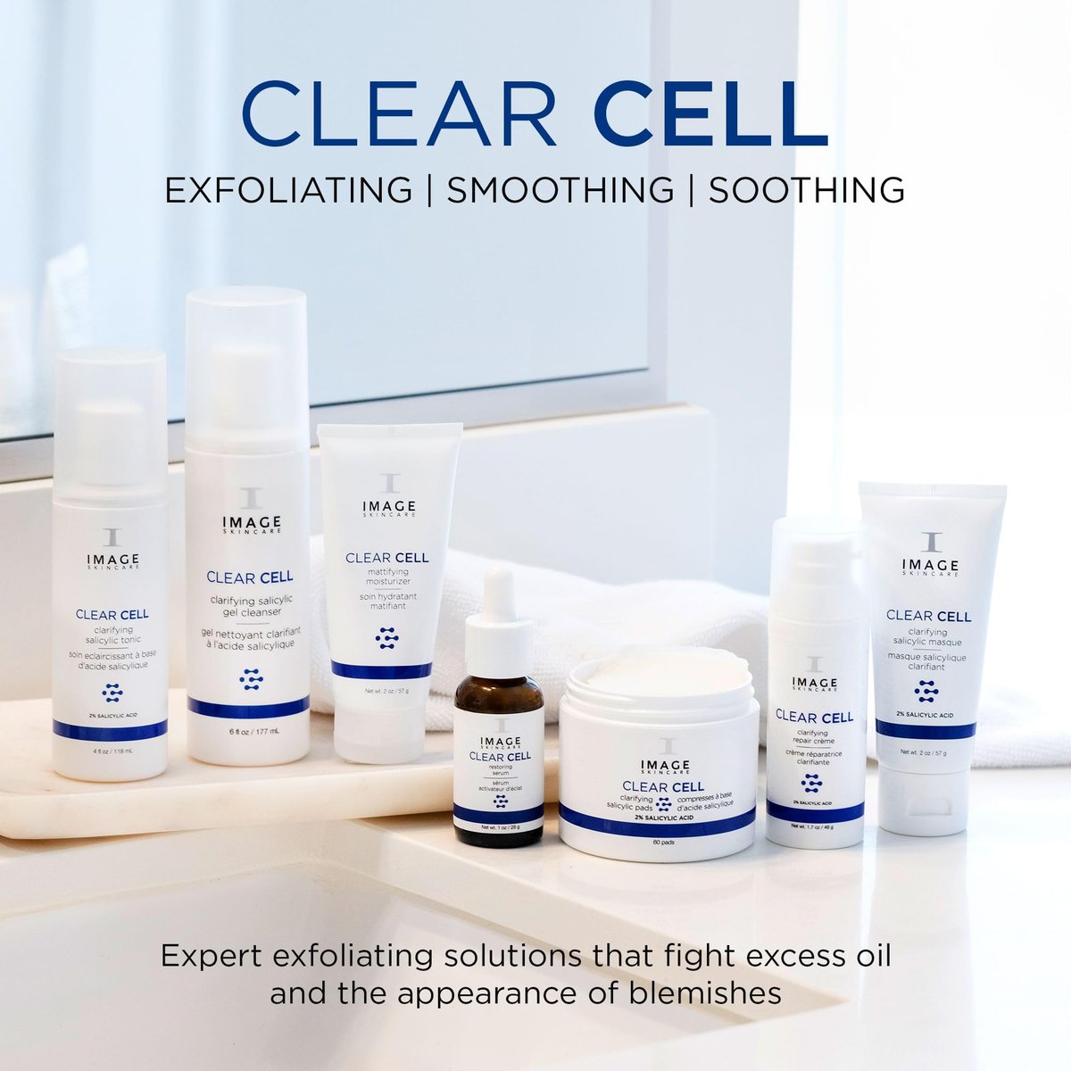 IMAGE Skincare CLEAR CELL Clarifying Acne Lotion Treatment with Benzoyl Peroxide - Treats and Prevents Acne Blemishes, 1.7 oz Avelisse