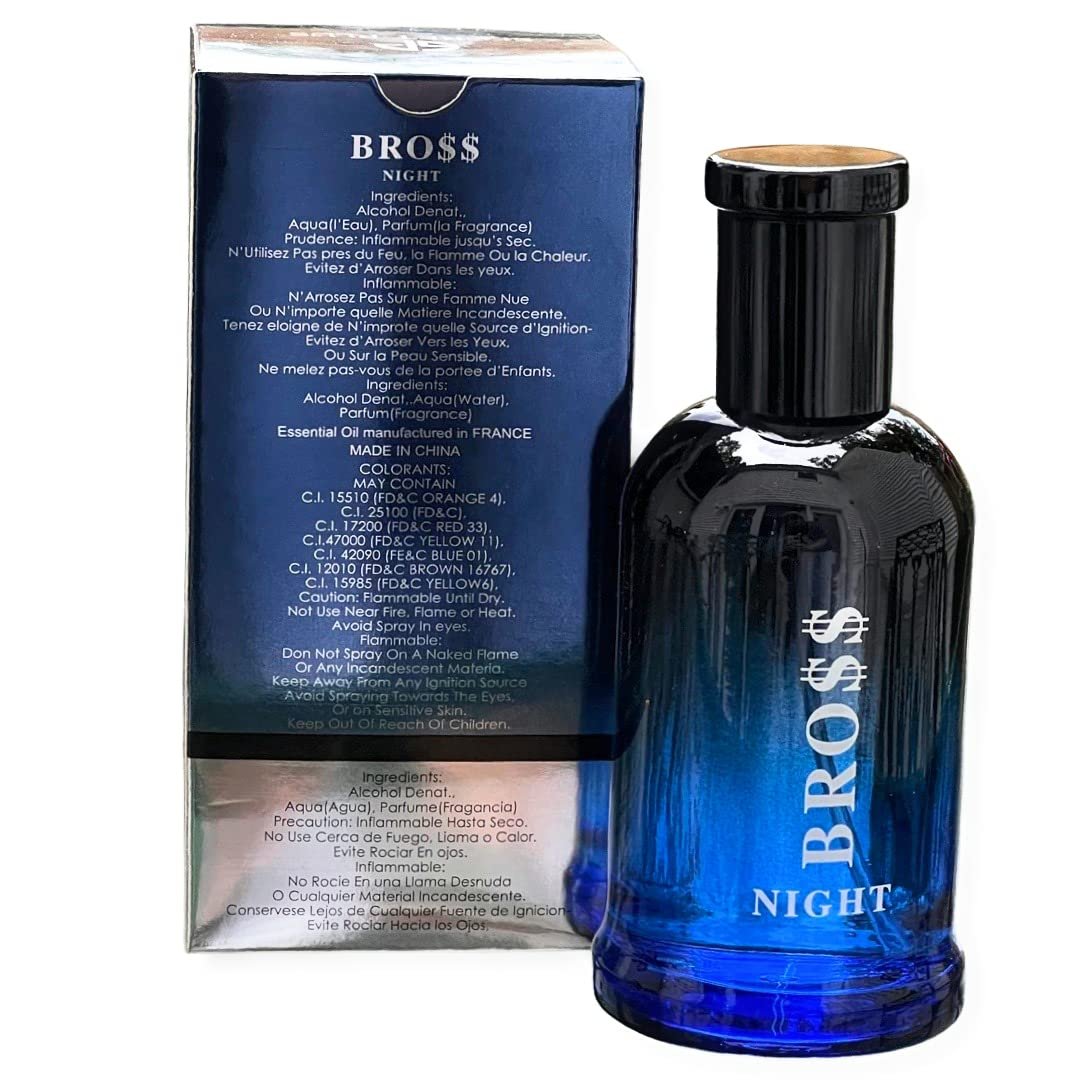 Secret Plus BRO$$ Night Eau de Toilette 3.4 Fl Oz - Bold & Masculine Fragrance - görsel 3