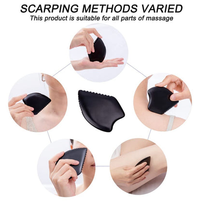 Yuanchupin BianStone Gua Sha Facial Massage Tool – Newly Upgraded Unique Tooth Edge for Lymphatic Drainage & Face Sculpting Avelisse