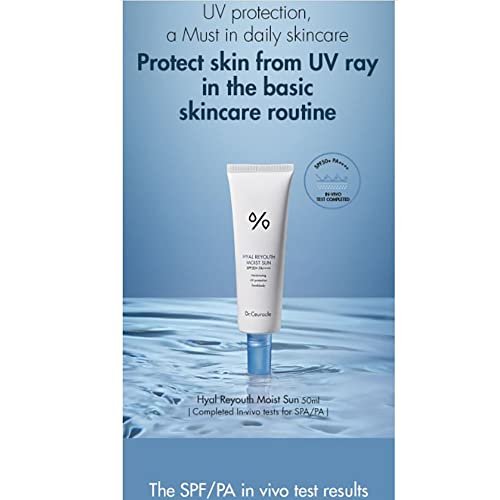 Dr. Ceuracle Hyal Reyouth Moist Sun - Hydrating Essence Sunscreen SPF50+ PA++++, 50ml Avelisse