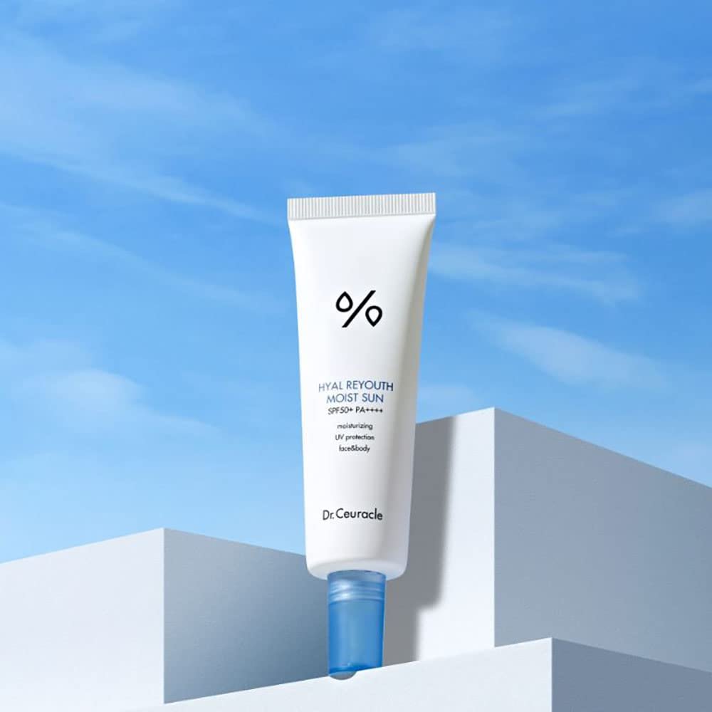 Dr. Ceuracle Hyal Reyouth Moist Sun - Hydrating Essence Sunscreen SPF50+ PA++++, 50ml Avelisse