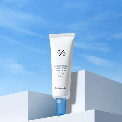 Dr. Ceuracle Hyal Reyouth Moist Sun - Hydrating Essence Sunscreen SPF50+ PA++++, 50ml Avelisse