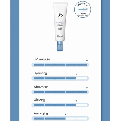 Dr. Ceuracle Hyal Reyouth Moist Sun - Hydrating Essence Sunscreen SPF50+ PA++++, 50ml Avelisse