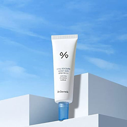 Dr. Ceuracle Hyal Reyouth Moist Sun - Hydrating Essence Sunscreen SPF50+ PA++++, 50ml Avelisse