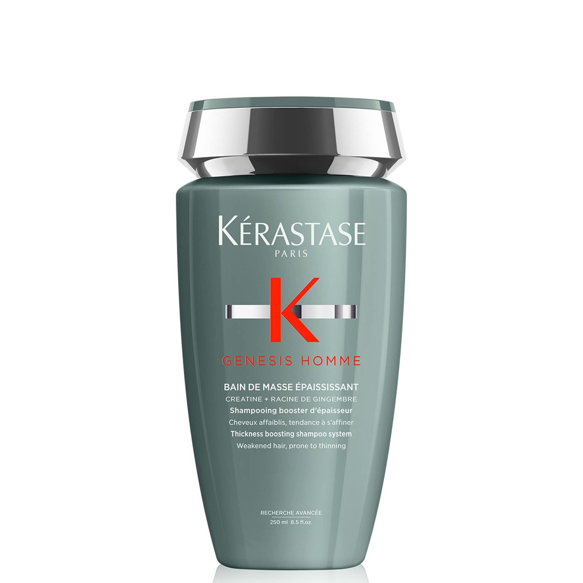 Kerastase Genesis Homme Bain De Masse Shampoo For Men - Thickening & Strengthening Shampoo, Cleanses Weakened Hair & Scalp, 8.5 Fl Oz Avelisse