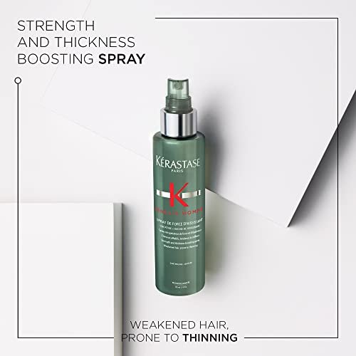 Kerastase Genesis Homme Spray De Force Thickening Hair Spray for Men - Strengthening & Volumizing, 5.1 Fl Oz Avelisse