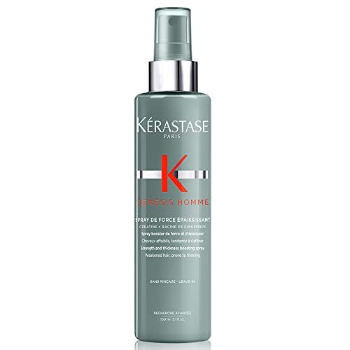 Kerastase Genesis Homme Spray De Force Thickening Hair Spray for Men - Strengthening & Volumizing, 5.1 Fl Oz Avelisse