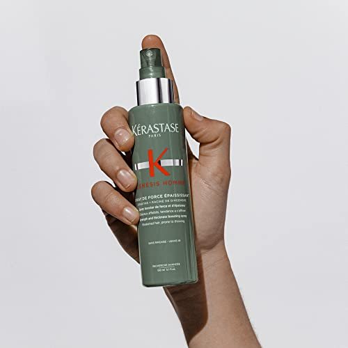 Kerastase Genesis Homme Spray De Force Thickening Hair Spray for Men - Strengthening & Volumizing, 5.1 Fl Oz Avelisse