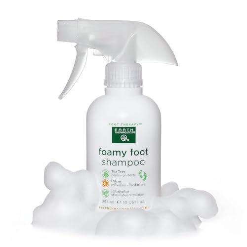 Earth Therapeutics Foamy Foot Shampoo – Gentle Cleansing Foam for Dry, Cracked Feet (10 fl oz) - görsel 1