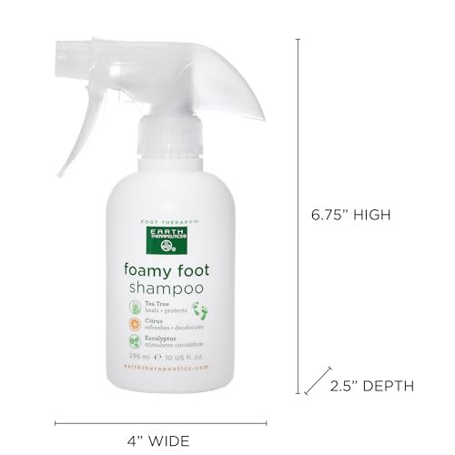 Earth Therapeutics Foamy Foot Shampoo – Gentle Cleansing Foam for Dry, Cracked Feet (10 fl oz) - görsel 11