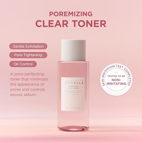 SKIN1004 Poremizing Clear Toner - 7.10 fl.oz (210ml) - Korean Face Toner with Himalayan Pink Salt & Madagascar Centella for Pore Care & Oil Balance - görsel 4