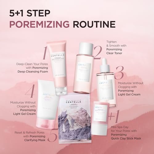 SKIN1004 Poremizing Clear Toner - 7.10 fl.oz (210ml) - Korean Face Toner with Himalayan Pink Salt & Madagascar Centella for Pore Care & Oil Balance - görsel 16