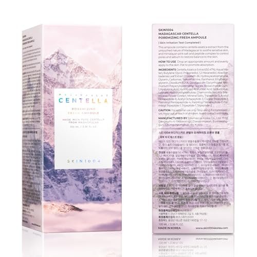 SKIN1004 Centella Poremizing Fresh Ampoule - 1.69 fl.oz (50ml) - Korean Pink Serum for Minimizing Enlarged Pores with Madagascar Centella and Himalayan Pink Salt - Hydrating Facial Serum - görsel 14