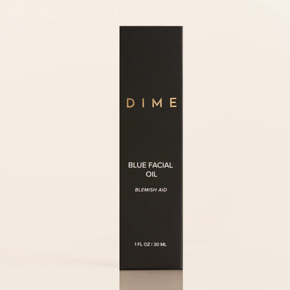 DIME Blue Facial Oil – Blemish Spot Treatment with Blue Tansy, Black Cumin Seed, Rosehip & Grapeseed Oils (1 oz / 30 mL) Avelisse