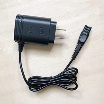 HQ8505 Power Cord Replacement for Philips Norelco Series 3000 5000 7000 9000 Razor Trimmer Shaver Charger Cable 4ft, 15V Adapter with Cleaning Brush