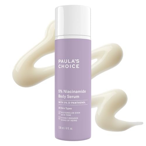 Paula's Choice 5% Niacinamide Body Treatment - Vitamin B3 & B5 Lotion for Discoloration, Redness, Wrinkles & Uneven Tone on Chest, Arms & Legs, Fragrance-Free, 4 Fl Oz Avelisse
