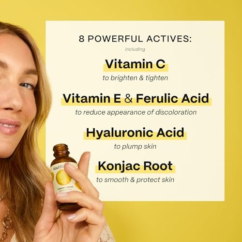 Mad Hippie Travel Face Serum Set – Vitamin C & Retinol Day & Night Duo, 0.5 oz Each, Brightening & Firming Avelisse
