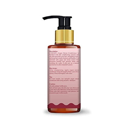 Unisaif Argan Onion Organic Conditioner - Nourishes & Strengthens Hair, Sulphate Free & Paraben Free (100 ml)