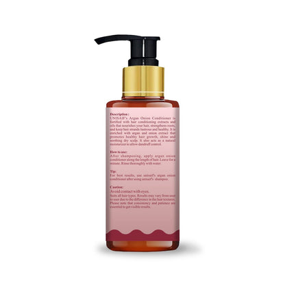 Unisaif Argan Onion Organic Conditioner - Nourishes & Strengthens Hair, Sulphate Free & Paraben Free (100 ml)