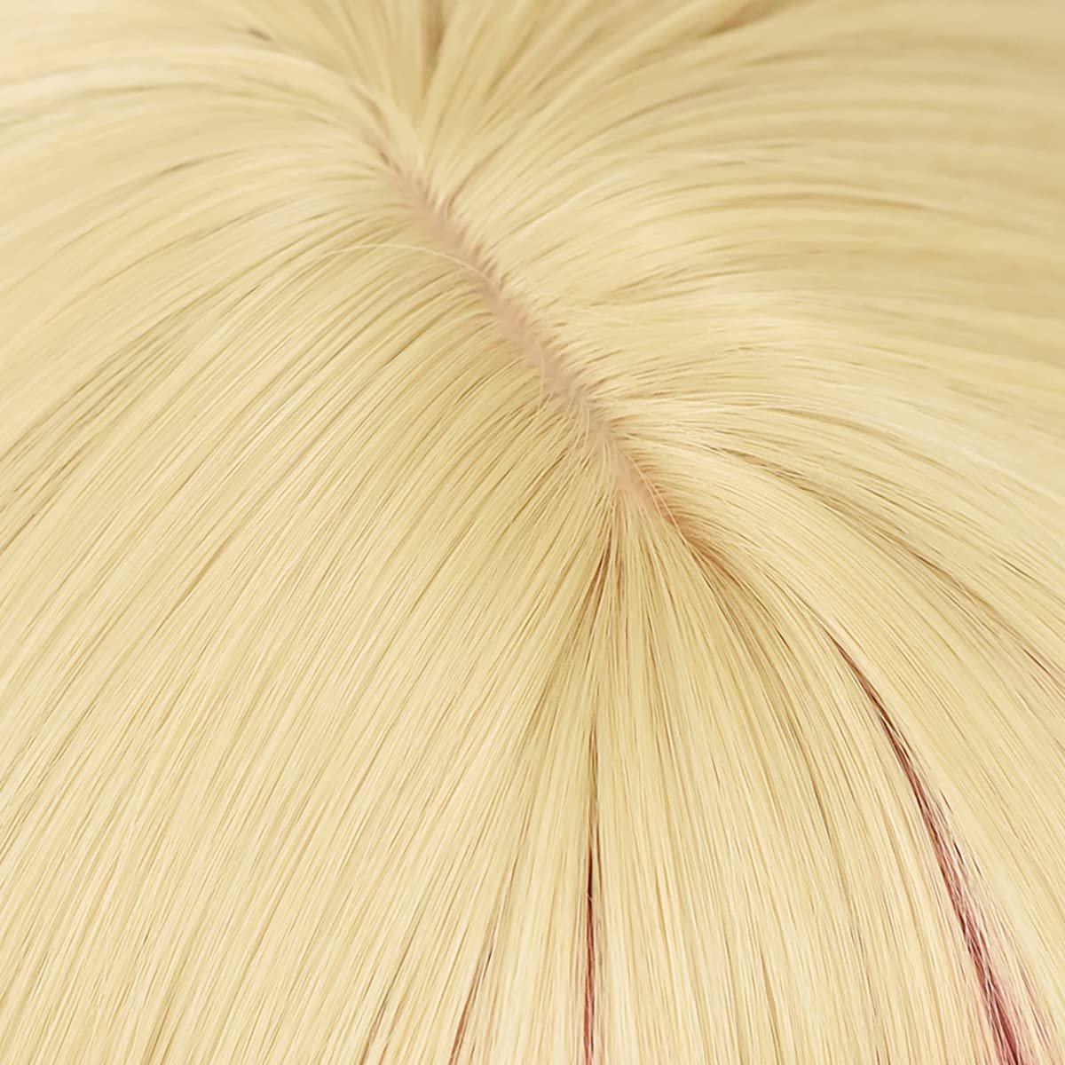 Blonde Orange Straight Hair Wig with Bangs for Women | PWEINCY Synthetic Party Wig Avelisse