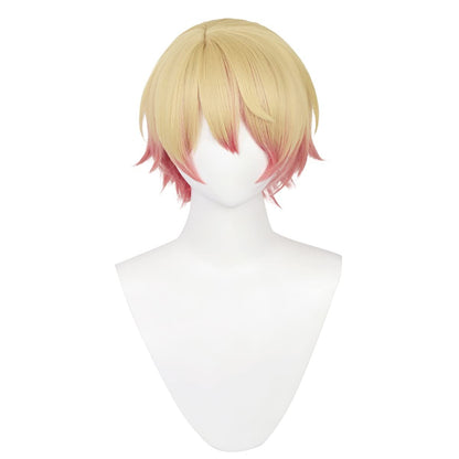 Blonde Orange Straight Hair Wig with Bangs for Women | PWEINCY Synthetic Party Wig Avelisse