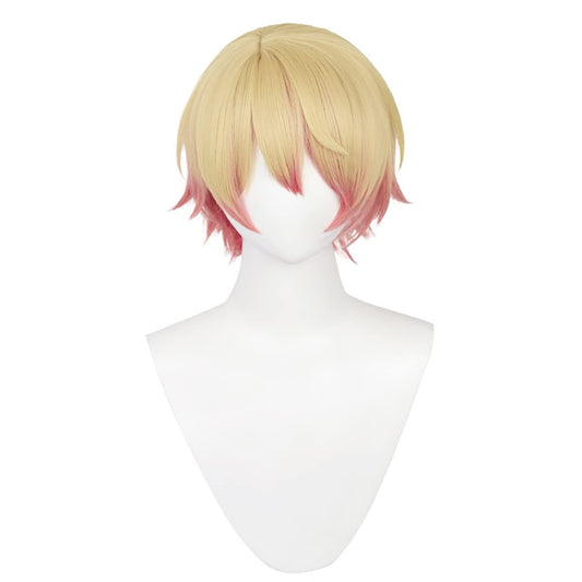 Blonde Orange Straight Hair Wig with Bangs for Women | PWEINCY Synthetic Party Wig Avelisse