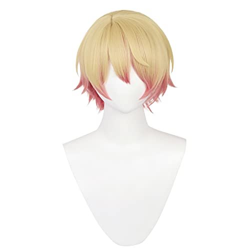 Blonde Orange Straight Hair Wig with Bangs for Women | PWEINCY Synthetic Party Wig Avelisse