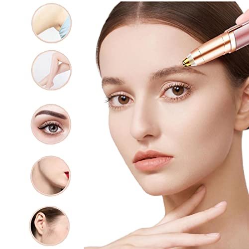 Colordiary Women's Electric Eyebrow Hair Remover - LED Light, Stainless Steel Blade, Rechargeable, Anti-Allergenic - görsel 11